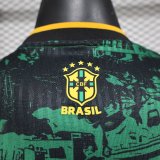 24-25 Brazil Green Black Special Edition Player Version Soccer Jersey