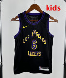 2024 LAKERS JAMES #6Top Quality Hot Pressing Kids NBA Jersey