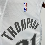 24-25 Dallas Mavericks THOMPSON #31 White City Edition Top Quality Hot Pressing NBA Jersey