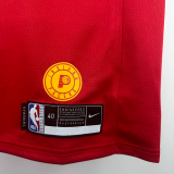 2018-2019 Indiana Pacers HALIBURTON #0 Red Retro Top Quality Hot Pressing NBA Jersey