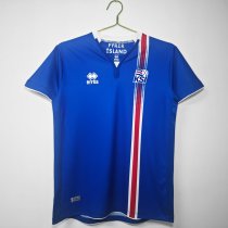 2016-2017 Iceland Home Retro Soccer Jersey