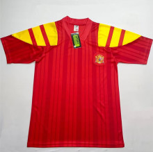 1992-1994 Spain Home Retro Soccer Jersey