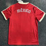 1986 Mexico Claret color Retro Soccer Jersey