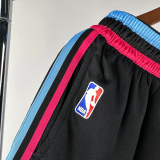 23-24 HEAT Black South Coast Top Quality NBA Pants