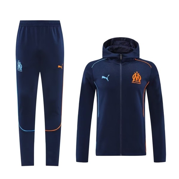 24-25 Marseille High Quality Hoodie Jacket Tracksuit