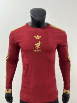 25-26 Mexico Gold Cup Red Long Sleeve Player Vesion Soccer Jersey