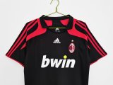 2007-2008 ACM Third Black Retro Soccer Jersey