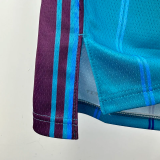 23-24 HORNETS BALL #1 Blue Top Quality Hot Pressing NBA Jersey (Retro Logo)