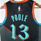 23-24 Wizards POOLE #13 Black City Edition Top Quality Hot Pressing NBA Jersey
