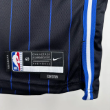 22-23 Magic WAGNER #22 Black Away Top Quality Hot Pressing NBA Jersey（黑色条纹）