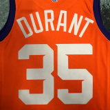 SUNS DURANT #35 Orange Top Quality Hot Pressing NBA Jersey(Trapeze Edition)