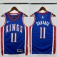 24-25 Kings SABONIS #11 Blue City Edition Top Quality Hot Pressing NBA Jersey