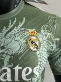 25-26 RMA Green Black Special Edition Player Version Training Shirts *龙纹
