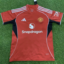 25-26 Man Utd Home Fans Soccer Jersey