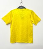 1991-1993 Brazil Home Yellow Retro Soccer Jersey