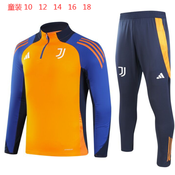 24-25 JUV High Quality Kids Half Pull Tracksuit