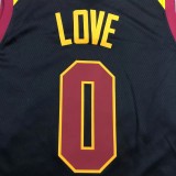 CLEVELAND LOVE # 0 Black Top Quality Hot Pressing NBA Jersey