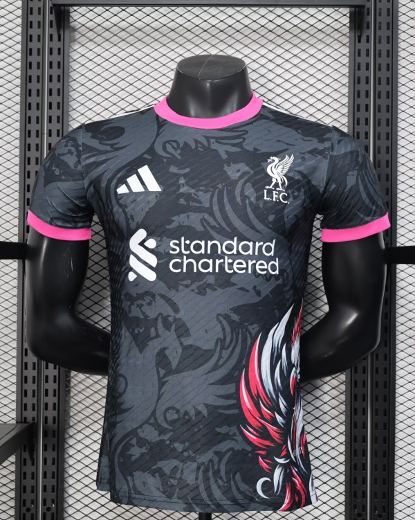 25-26 LIV Black Special Edition Player Version Soccer Jersey