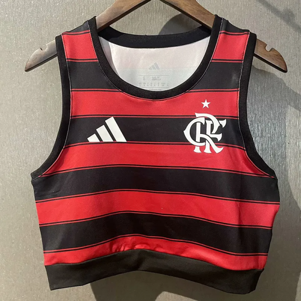 25-26 Flamengo Home Women Yoga Vest (女)
