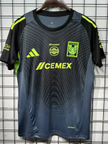 25-26 Tigres UANL Grey Black Goalkeeper Soccer Jersey