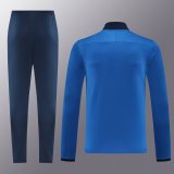 25-26 High Quality Half Pull Tracksuit— Blue 蓝色