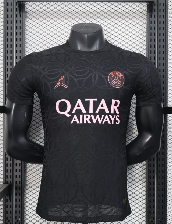 25-26 PSG Black Special Edition Player Version Training shirts