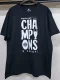 25-26 PSG Black Champion High Quality Casual T-Shirt 黑圆领