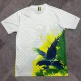 25-26 Brazil White Green Special Edition Fans Soccer Jersey