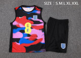 25-26 England High Quality Tank Top And Shorts Suit