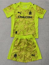 25-26 Marseille Yellow GoalKeeper Adult Suit