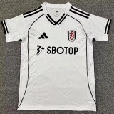 25-26 Fulham Home Fans Soccer Jersey