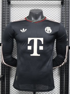 25-26 Bayern Third Long Sleeve Player Version Soccer Jersey (长袖球员) 1:1 Thai Quality