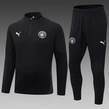 25-26 Man City High Quality Half Pull Tracksuit