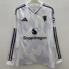 25-26 Man Utd Away Long Sleeve Soccer Jersey 1:1 Thai Quality (长袖)