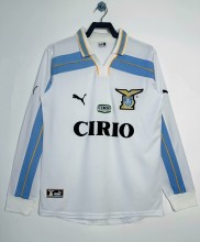 1999-2000 Lazio Third Long sleeves Retro Soccer Jersey