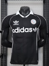 2025 AD Black Player Version Polo Short Sleeve 1:1 Thai Quality