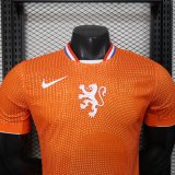 25-26 NetherIands Home Player Version Soccer Jersey 1:1 Thai Quality
