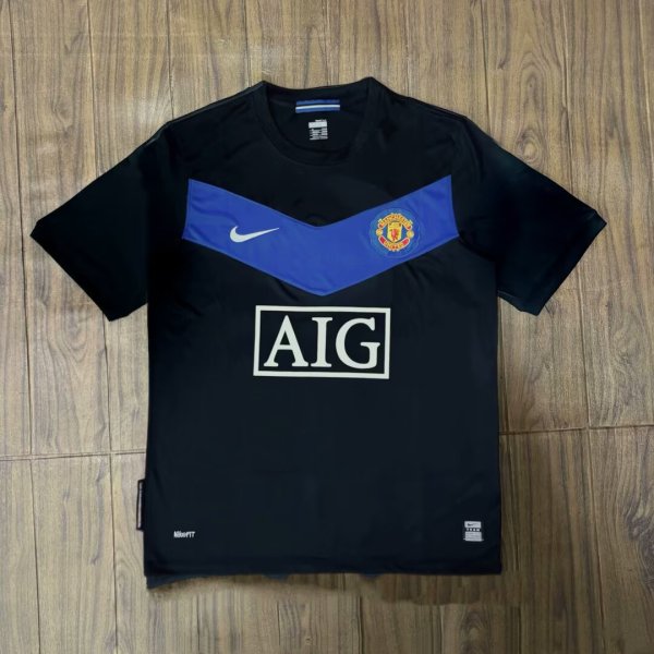 2009-2010 Man Utd Away Retro Soccer Jersey