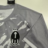 2025 Trapstar Grey White Player Version Trendy Soccer Jersey