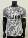2025 Trapstar Grey White Player Version Trendy Soccer Jersey