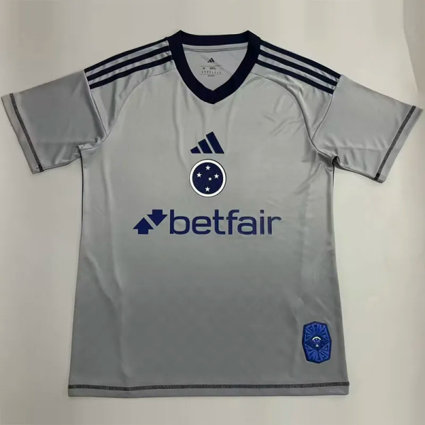 25-26 Cruzeiro Grey Goalkeeper Soccer Jersey