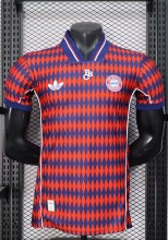 25-26 Bayern Red Blue Casual Edition Player Version Training shirts
