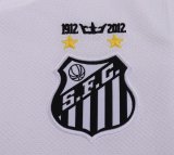 2013 Santos FC Home Long sleeves Kids Retro Soccer Jersey