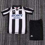 1997-1998 JUV Home Retro Kids Soccer Jersey