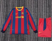 2010-2011 BAR Home Long sleeves Retro Kids Soccer Jersey