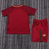 2017-2018 Roma Home Retro Kids Soccer Jersey