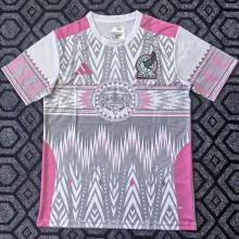 25-26 Mexico Pink Grey Special Edition Training Shirts
