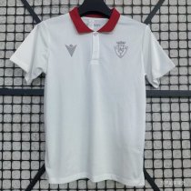 25-26 Osasuna White Polo Short Sleeve