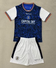 25-26 Luton Town Away Kids Soccer Jersey