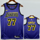 20-21 Lakers DONCIC #77 Purple Top Quality Hot Pressing NBA Jersey(圆领)